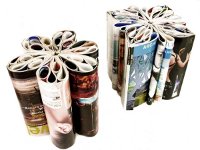 recyclart Magazines Stool